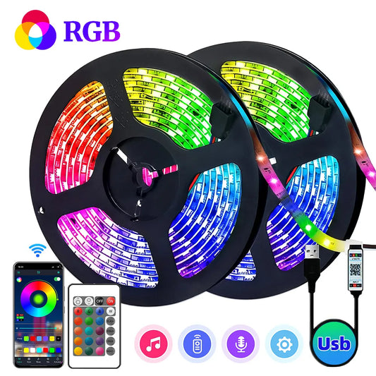 LED Strip Lights RGB Color Changing 5050 ,5V 1M-30M