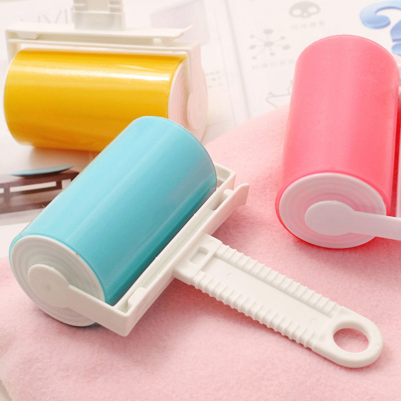 Reusable Washable Sticky Roller – Portable Clothes, Pet Hair, and Dust Collector for Carpet, Bed, and Sofa Cleaning.