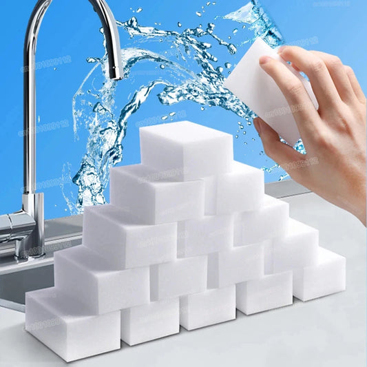 Magic Sponge Melamine Eraser – Cleaning Sponges for Kitchen, Bathroom, and Cleaning Tools, Size 10x6x2cm.