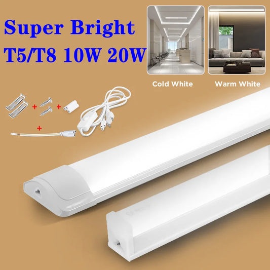 Led 220V Tube Light With Cable Indoor Lamp