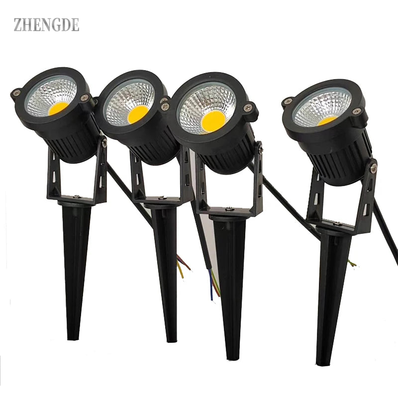 LED Garden Lights Waterproof Outdoor Lawn Lamp 220V110V12V 5W