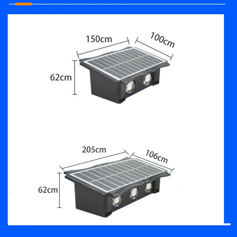 Solar Wall Outdoor Lamps Waterproof Garden Decoration Warm Exterior Wall Lights