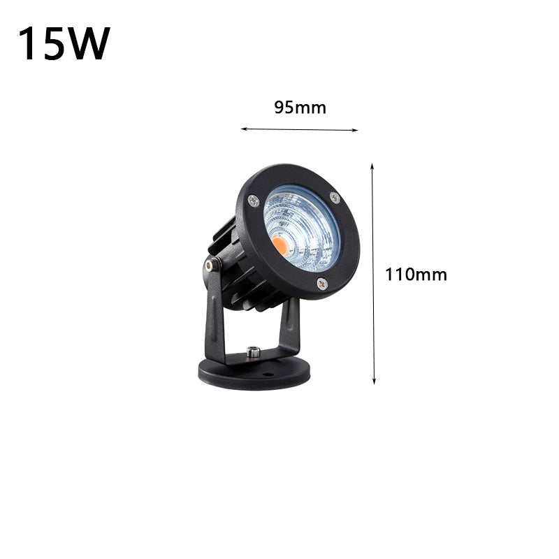 LED Garden Lights Waterproof Outdoor Lawn Lamp 220V110V12V 5W