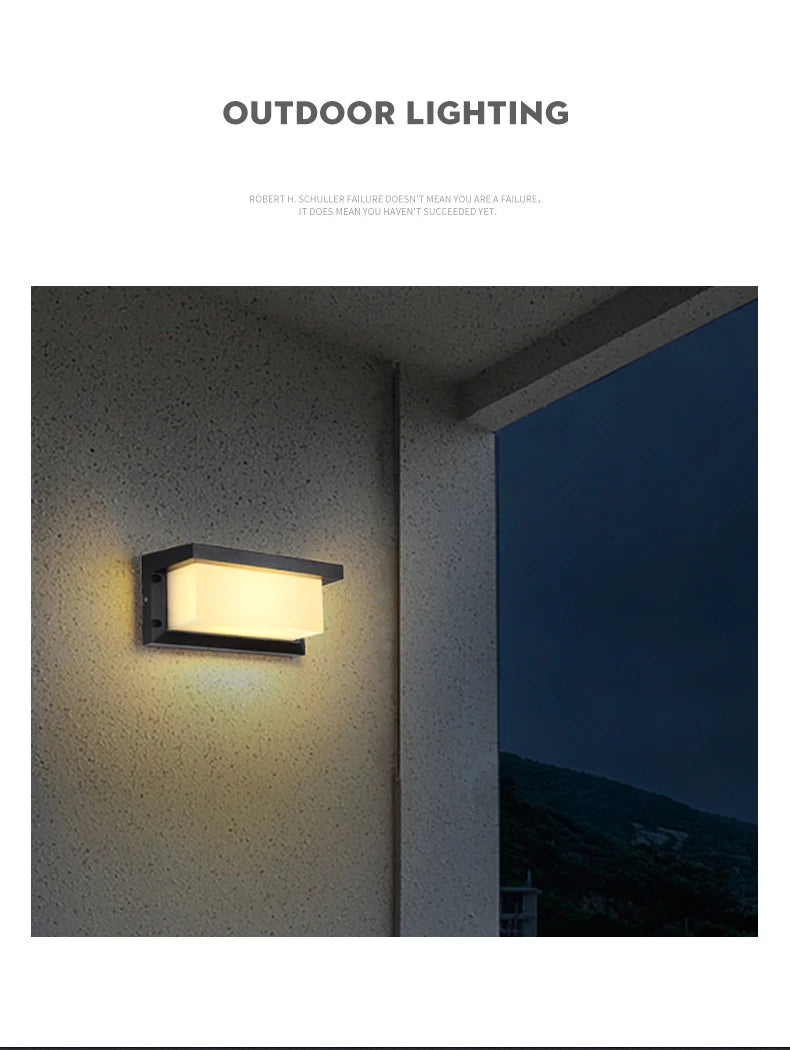 Outdoor Wall Light LED Waterproof IP65 with Motion Sensor