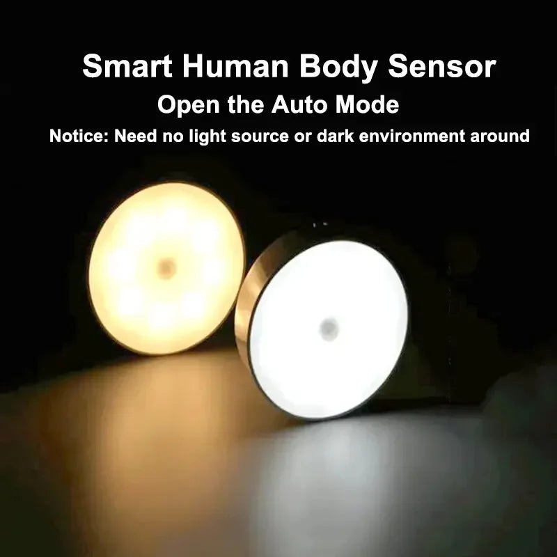 LED Smart Human Body Sensor Cabinet Night Lights