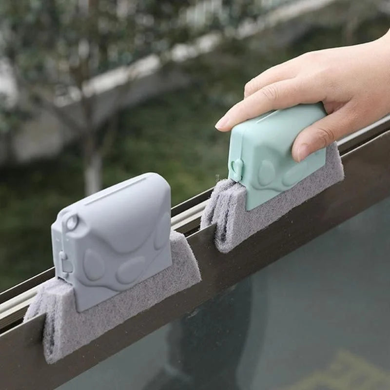 Groove Window Cleaning Cloth – Kitchen and Window Slot Cleaner Brush for Efficient Cleaning of Window Slots and Grooves.