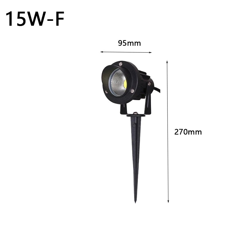 LED Garden Lights Waterproof Outdoor Lawn Lamp 220V110V12V 5W