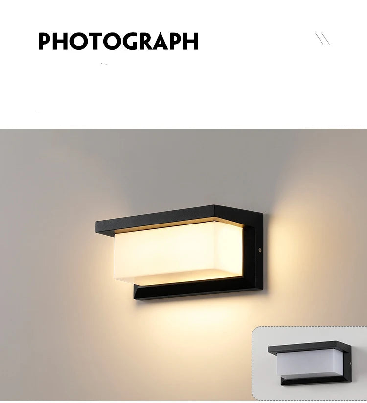 Outdoor Wall Light LED Waterproof IP65 with Motion Sensor