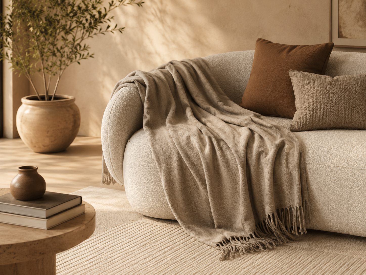 Sofa throw blanket